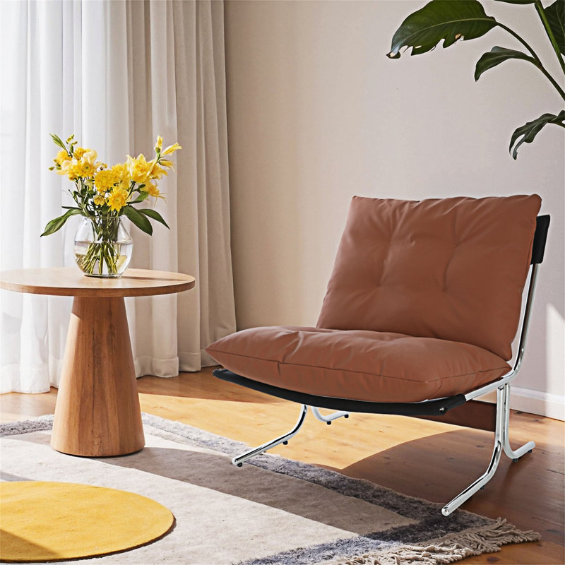 Fauteuil d'appoint, Brun