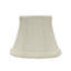 Abat-jour en lin de style candélabre H 4 po (attache) blanc cassé