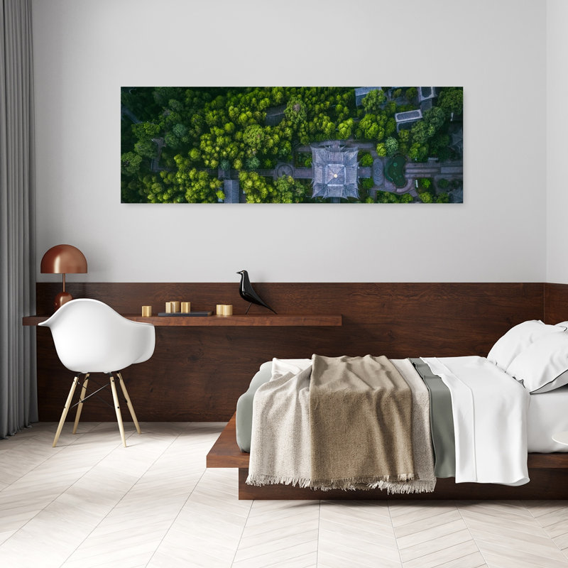 «Lijiang Temple Abstract Contemporary Landscape Landscape», art mural, H 60 po x l 20 po