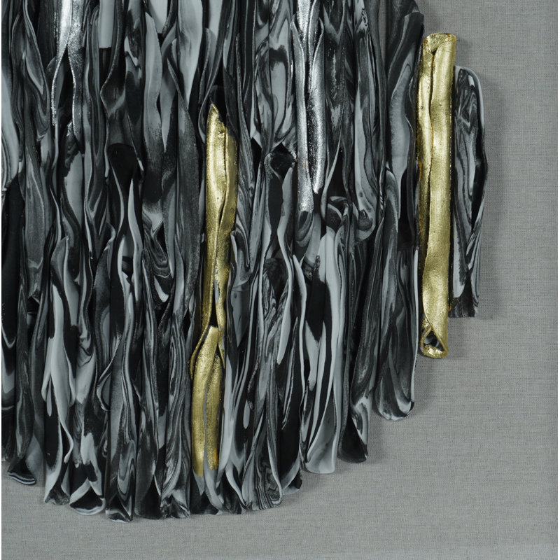 Handmade Glam Abstract Wall Decor