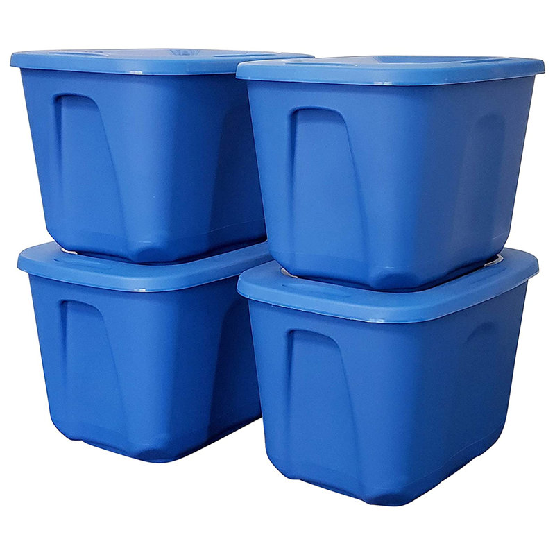 Homz Plastic Storage Tub & Tote
