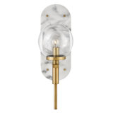 Gilda Single Light Plug-In Wall Sconce by Lisa McDennon