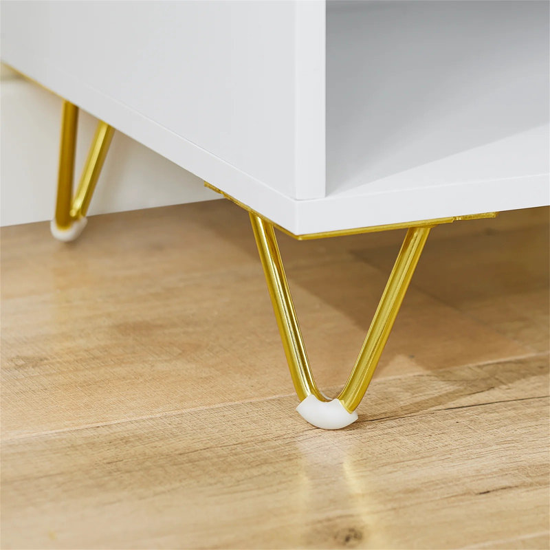 40cm W Manufactured Wood Bedside Table