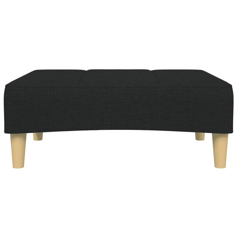 Ebern Designs Footstool 30.3"X21.7"X12.2", Brown, Fabric, Black