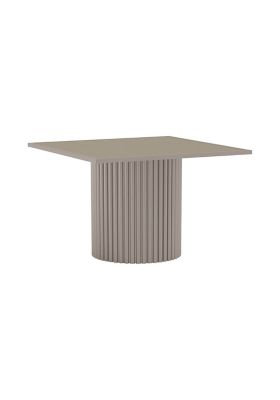 Milo Outdoor Square Dining Table, Gray, 28" H x 42" W x 42" D
