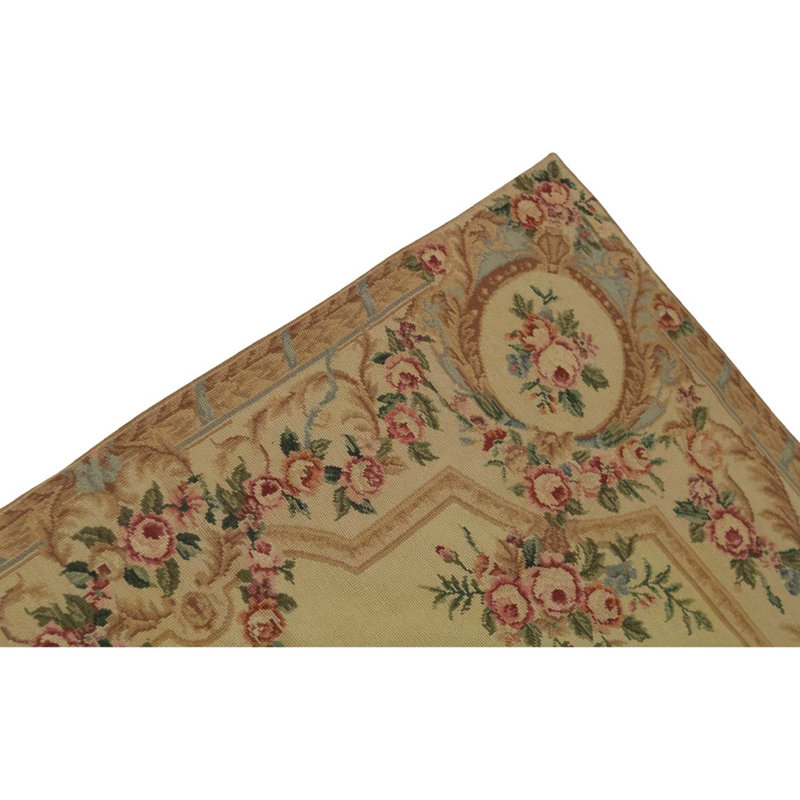 Handmade Wool Floral Area Rug