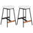 Upholstered Counter Stool with Metal Frame (Set of 2)-107185550-107185552
