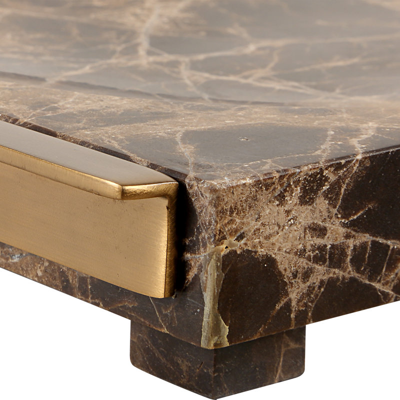 Uttermost Marble Tray Crest