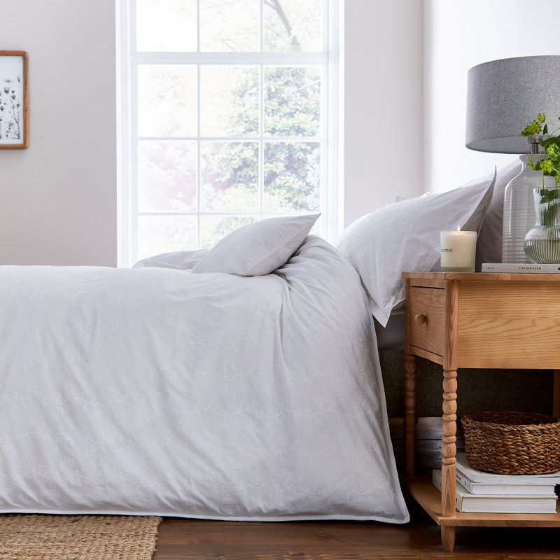 Bea Cotton Abstract Duvet Cover Set with Pillowcases Included, Double Duvet Cover + 2 Pillowcases