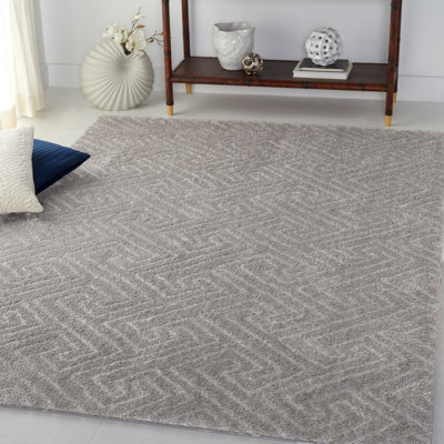 Tapis à poil long gris Tahoe 652 Tahoe