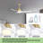 Lydiann 54'' Ceiling Fan with Light Kit-477400632