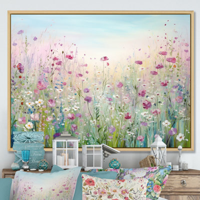 Art sur toile, "Fleurs sauvages"
