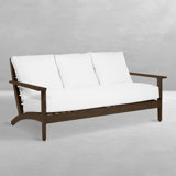 Kennebunkport Wrought Aluminum Outdoor Sofa