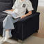 82-Inch Modern 3-Seater Sofa With Compressed Snowfleece Fabric For Multi-Functional Living Spaces-1016290189