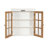 Two-Tone Wall Cabinet for Storage