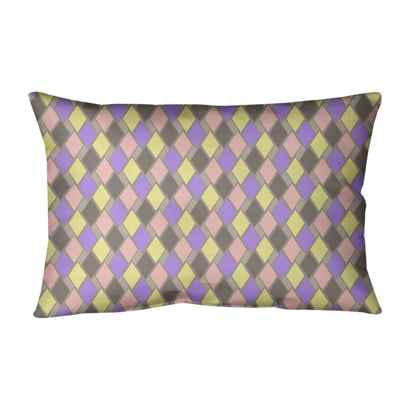 Housse de coussin rectangulaire Katelyn Elizabeth, Polyester / Bourre en polyester, Brun