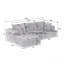 Canapé modulaire surélevé en chenille surdimensionné en L, design minimaliste, canapé-lit confortable pour les salons, les appartements et les espaces de réception-1834034593-1834034594