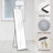  59"/64"/71" Full Length Mirror Floor Standing & Wall Mirror, Anti-Rust Aluminum Frame, Arch/Rectangle, Black/Gold-130773906-130773907-130773909
