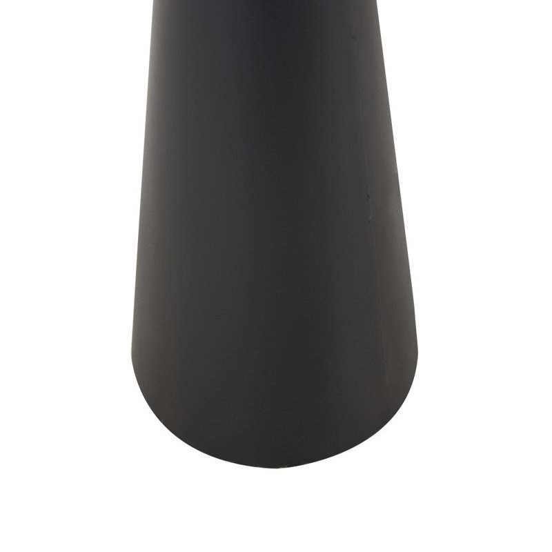 Vase cannelé en métal Cole And Grey, H 32,5 po x l 6,5 po x P 6,5 po