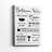 Scrub a Dub Dub Rules -Gallery Wrapped Cavas-508930048