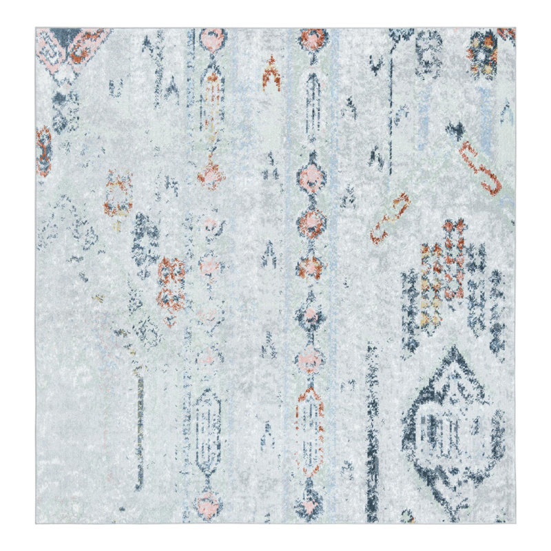 Massie Abstract Indoor Rug, Square 5'3"