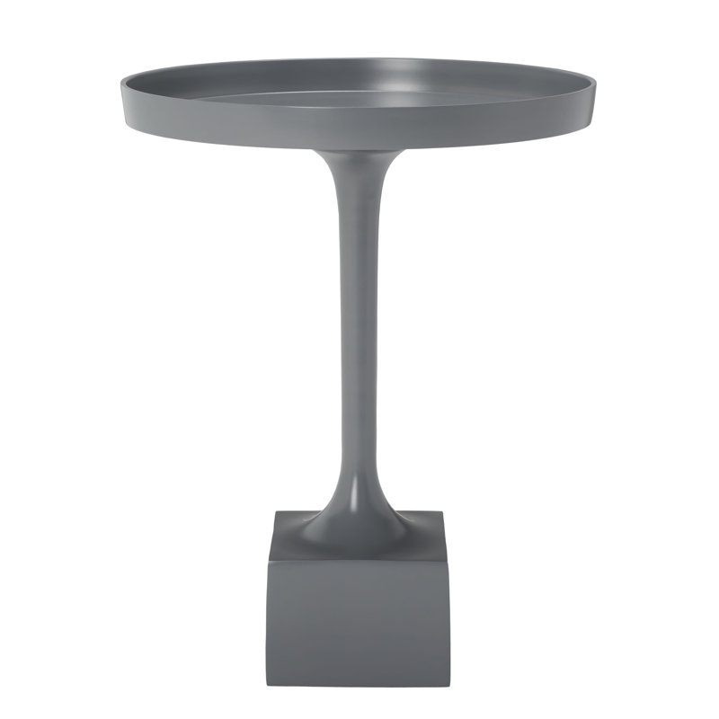 Tray Top End Table, Dark Gray