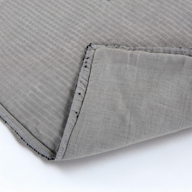 Down Filled Glam Accent Throw Pillow, Black/Silver