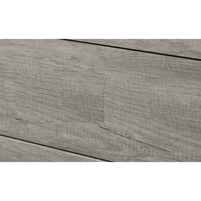 Tête de lit plateforme 1pc, gris, Double