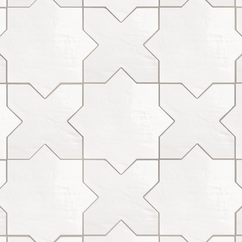 Argile Star 7 In. X 7 In. Porcelain Floor And Wall Tile