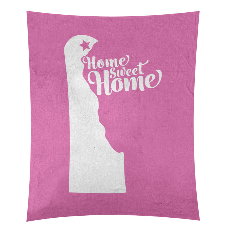 Tapisserie Home Sweet Wilmington, H 104 po x l 88 po, Rose