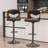 Bar Stools Set Of 2 Adjustable Barstool Faux Leather Counter Height Stool Kitchen 360 Swivel Bar Chair With Back Metal Steel Base Chair-414219962
