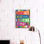«Show up Work Hard Expression Pop Stripe» par Nina Seven - Art textuel-374815897-374815896