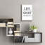  «Life Is Short» par Fiona Stokes-Gilbert, art mural en verre acrylique-441362040