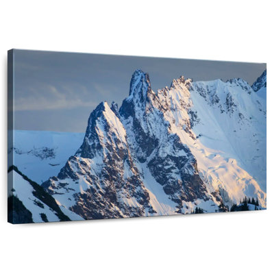 Paysage montagneux enneigé Alvord Shuksan