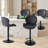 Swivel Adjustable Height Bar Stools, Leather Upholstered Counter Stools, Modern Pub Stool-267859241-246650751