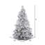 Alberta Flocked Artificial Christmas Tree Unlit-2099452330