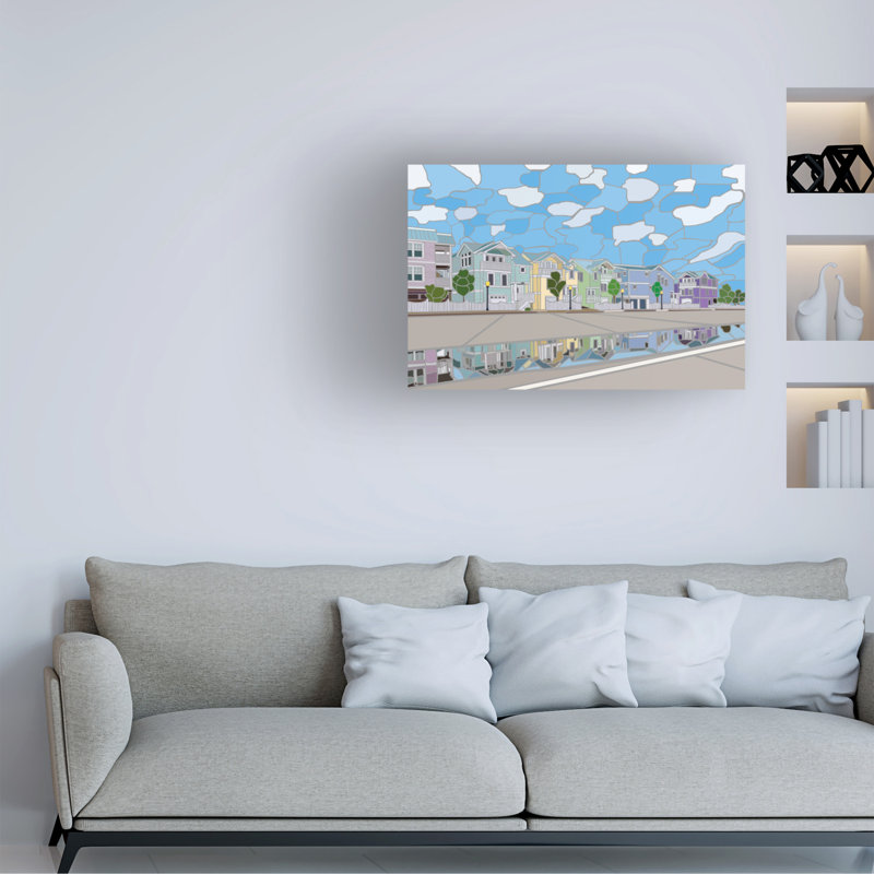 Œuvre sur toile, Jonathan Mandell, H 12 po x l 19 po