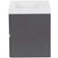 24.5" Wall-Mounted Single Bathroom Vanity With Cultured Marble Top-212170700