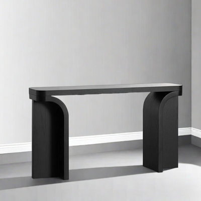 Italian Minimalist Solid Wood Console Table