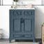 Meuble-lavabo de salle de bain avec lavabo en céramique, armoire de rangement en bois massif-1321310631