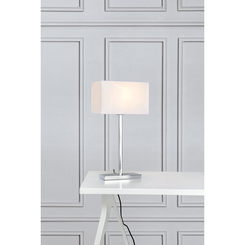 Seaway Metal USB Table Lamp, Chrome