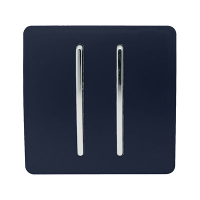 Trendi Switch 2 Gang Retractive Doorbell Switch