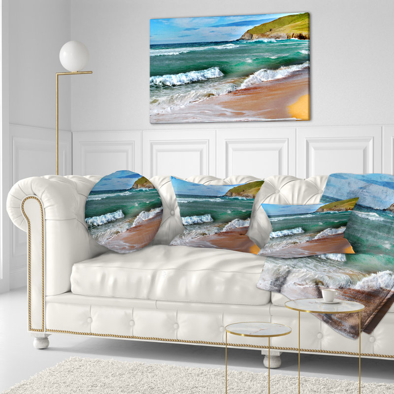 Coussin Blue Sea with Warm Waves - Sea & Shore