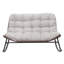 Double chaise berçante Papasan