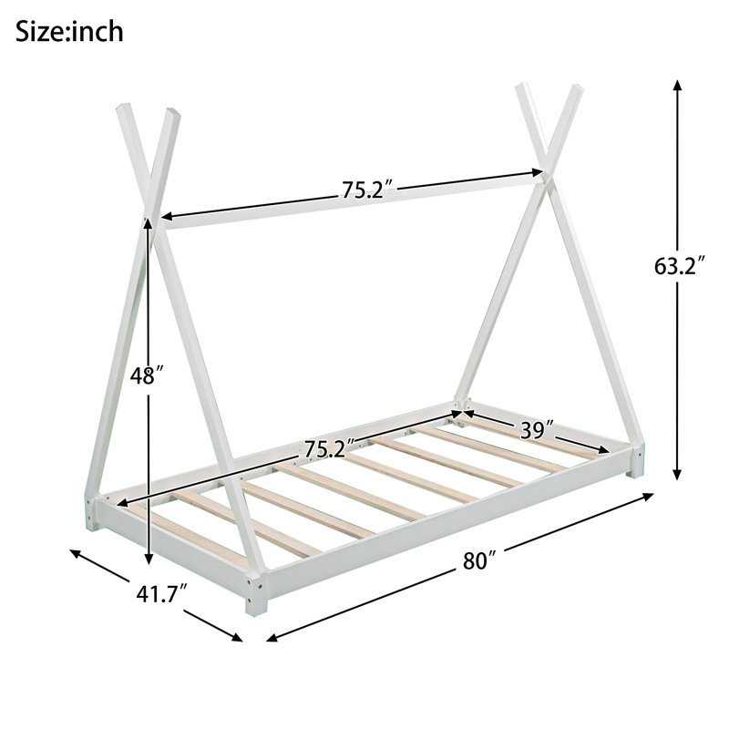 Adetunji Twin Tent Beds Standard Bed by Isabelle & Max™