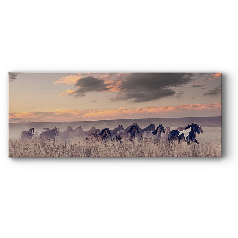Wild and Free II-Gallery, toile tendue, H 8 po x l 20 po x P 1,5 po