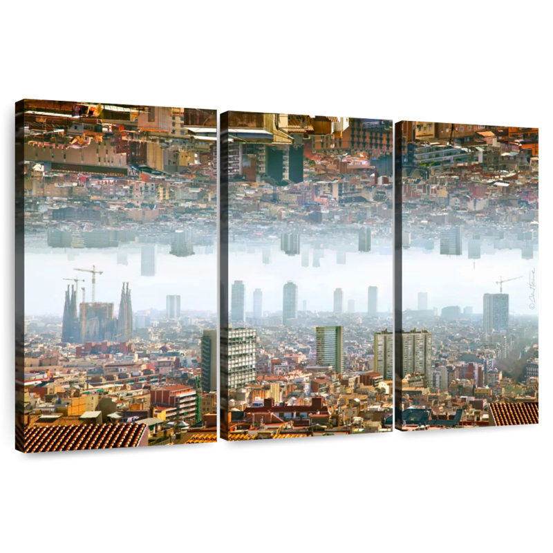 Barcelona Double Landscape, 36" H x 57" W