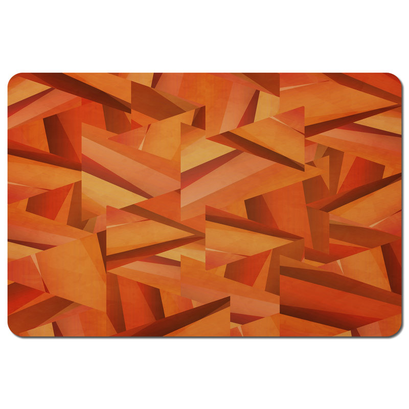 Binion Polyester-Coated Hardboard Geometric Rectangle Placemat