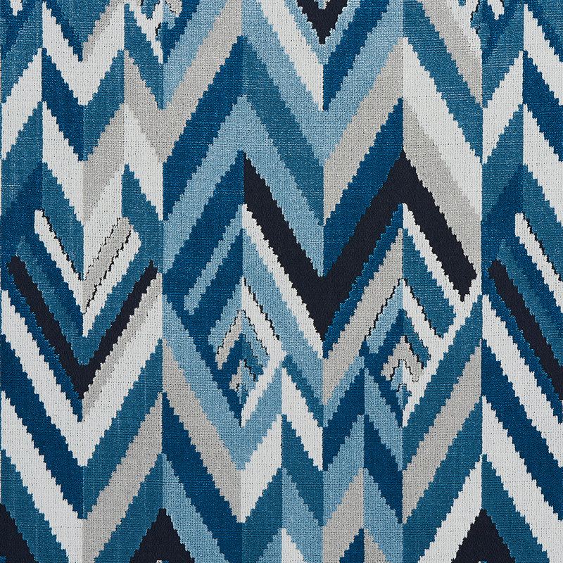 Taylor Velvet Fabric, Lapis