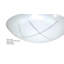 Linear 35cm Glass Bowl Ceiling Pendant Shade